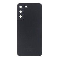 Samsung Galaxy S22+ 5G - Battery Door + Battery Door Adhesive + Back Camera Lens and Bezel Phantom Black OEM