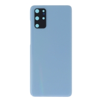 Samsung Galaxy S20+ / S20+ 5G - Battery Door + Battery Door Adhesive + Back Camera Lens and Bezel Blue OEM