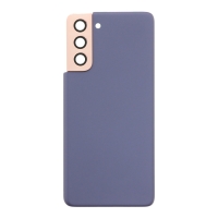 Samsung Galaxy S21 5G - Battery Door + Battery Door Adhesive + Back Camera Lens and Bezel Blue OEM