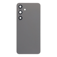 Samsung Galaxy S24+ - Battery Door + Battery Door Adhesive + Back Camera Lens and Bezel Onyx Black OEM