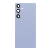 Samsung Galaxy S24+ - Battery Door + Battery Door Adhesive + Back Camera Lens and Bezel for Sapphire Blue OEM