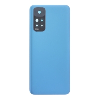 Xiaomi Redmi Note 11 - Battery Door + Battery Door Adhesive + Back Camera Lens and Bezel Blue OEM