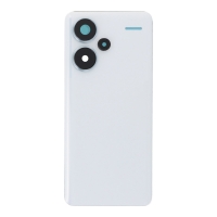 Xiaomi Redmi Note 13 Pro+ 5G - Battery Door + Battery Door Adhesive + Back Camera Lens and Bezel Lunar White OEM