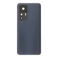 Xiaomi 12T - Battery Door + Battery Door Adhesive + Back Camera Lens and Bezel Black OEM
