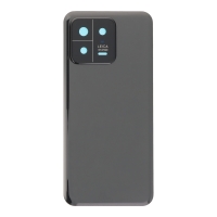 Xiaomi 13 - Battery Door + Battery Door Adhesive + Back Camera Lens and Bezel Black OEM