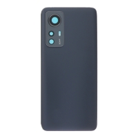 Xiaomi 12 / 12X - Battery Door + Battery Door Adhesive + Back Camera Lens and Bezel Gray OEM