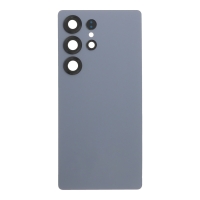 Samsung Galaxy S25 Ultra - Battery Door + Battery Door Adhesive + Back Camera Lens and Bezel Titanium Silver Blue OEM