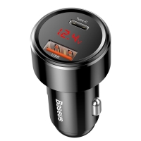 BASEUS 12V 45W, 1A + 1C, Magic LED (black) - CCMLC20C-01