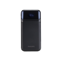 Philips DLP1922CB/GRS Μαύρο Power bank γρήγορη φόρτιση, 2x USB-C, USB-A + καλώδια φόρτισης 10000mAh
