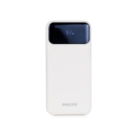 Philips DLP1922CW/GRS Λευκό Power bank γρήγορη φόρτιση, 2x USB-C, USB-A+ καλώδια φόρτισης 10000mAh