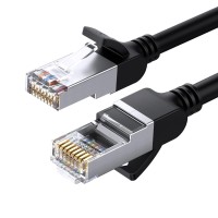 UGREEN LAN cable Cat6 Flat pure copper 2m /black/ - NW101 / 50185