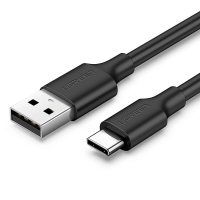 UGREEN Cable USB-A to USB-C, 0.5m, 3A, Nickel plating black - US287 / 60115