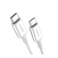 UGREEN Cable USB-C to USB-C, 1m, 60W, ABS Cover white - US264 / 60518
