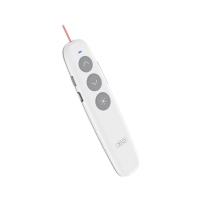 XO Multifunctional presentation remote control/laser pointer, white - CF27