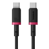 BASEUS Cable Type-C - Type-C, 1m, 100W, Dura Series black+red - P10377803U01-01