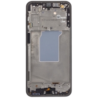 Samsung A266B Galaxy A26 5G - LCD display + Touch Unit + Front Cover Black (Service Pack)