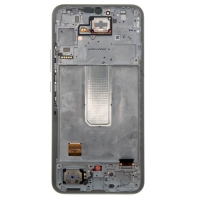 Samsung A346B Galaxy A34 5G - LCD display + Touch Unit + Front Cover Awesome Silver (Service Pack)