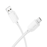 Hoco X113 Cable USB A to Micro USB 2,4A 1m white