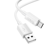 Hoco X107 Cable USB-A to USB-C 3A 1m white