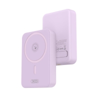 XO Power Bank 10000 mAh 20W, MagSafe + bracket, purple - PR231