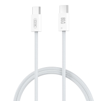 XO Cable Type-C - Type-C, 1m, 60W, Braided, NB-Q273 white