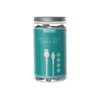 Devia cable Kintone V2 EC406 USB - Lightning 1,0m 2,1A whiteset 30 pcs