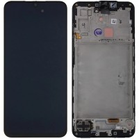 Samsung A176B Galaxy A17 5G – LCD display + Touch Unit + Front Cover Black (OEM)