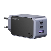 UGREEN 220V 65W, 1*USB-A + 2*USB-C, Nexode S GaN graphite - X553 / 35042