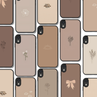 Θήκη για ( Huawei Y6P 2020 ) Warm Brown Minimalism με 10 Σχέδια επιλογής (Κωδ: 9050)