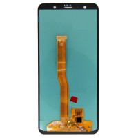 Samsung A750F Galaxy A7 (2018) - LCD OLED display + Touch Unit Black (OEM)