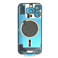 Apple iPhone 16 Pro - Battery Door with Camera Lens White With Logo OEM