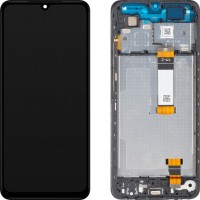 Xiaomi Redmi A5 - LCD Display (LONG FLEX) + Touch Unit + Front Cover Black Original 56000100C3Z00 (Service Pack)