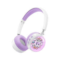 XO HF Bluetooth Overear, Cartoon Kids purple - BE57