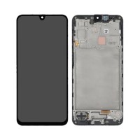 Samsung A175F Galaxy A17 4G – LCD display + Touch Unit + Front Cover Black (OEM)