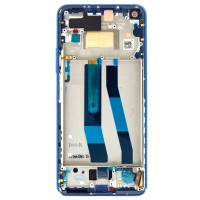 Xiaomi 11 Lite NE 5G - LCD Display + Touch Unit + Front Cover Blue Original (Service Pack)