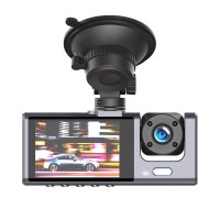XO car camera XJ03 front rear recorder Full HD black