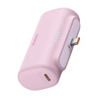 BASEUS Power Bank 5000mAh 20W USB-C + USB-C pink - P10068306413-00