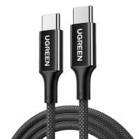 UGREEN Type-C - Type-C, 1m, 60W, Fast data braided black - L501 / 35254