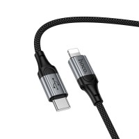 Cable USB C to Lightning Hoco PD 27W 1,5 m X121 black