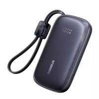 BASEUS Power Bank 20000mAh, 22.5W + built-in USB-C - Lightning cable, EnerFill FC21 Qpow 3 Ultra black - E0027M00