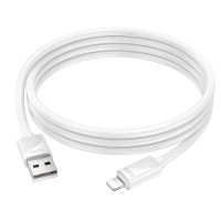 Cable USB-A to Lightning Hoco 2,4A 1m X114 white