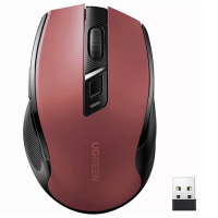 Wireless Mouse UGREEN MU006, 4000DPI, Red