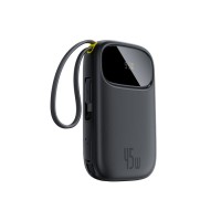 BASEUS Power Bank 20000mAh, 45W + built-in USB-C - Lightning cable, EnerFill FC31 Qpow 3 black - E0028D00