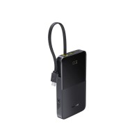 BASEUS Power Bank 10000mAh 22.5W + built-in cable Type-C, EnerFill FC51 Bipow 2 Pro black - E0027600