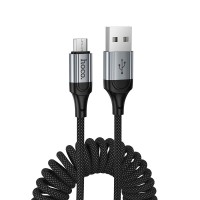 Cable USB-A to Micro USB Hoco 2,4A 1,5m X121 black