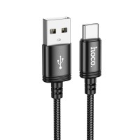 Cable USB-A to USB-C Hoco 3A 2m X89 black