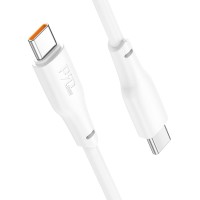 Cable USB-C to USB-C Hoco 3A 100W 1m X93 white