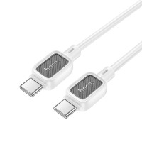 Cable USB-C to USB-C Hoco 3A 60W 1m X108 white