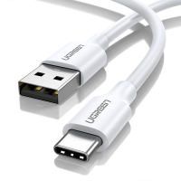UGREEN Cable USB-A-Type-C, 1m, 3A, Nickel plating white - US287 / 60121
