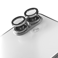 Apple iPhone 12 / 12 Mini - Camera glass Ring Silver